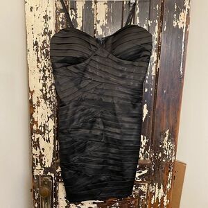 EUC Entry Little Black Bandage Dress. Size L.